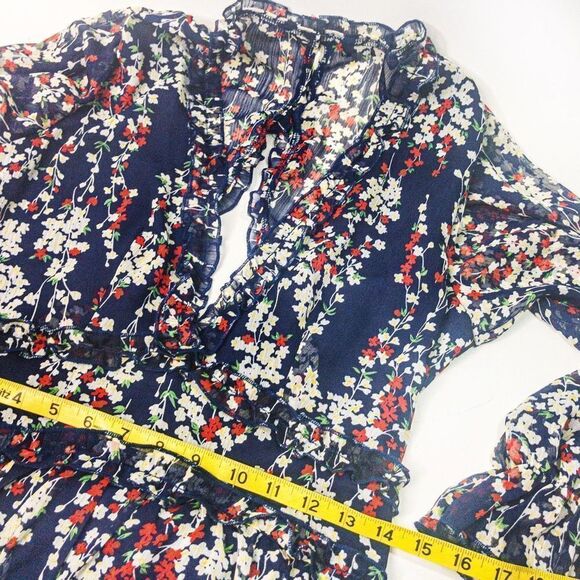 NWOT Ditsy Floral Backless Minidress Sz M - Picture 8 of 10